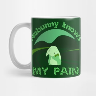Sad and lonely bunny - Nobunny knows my pain Mug